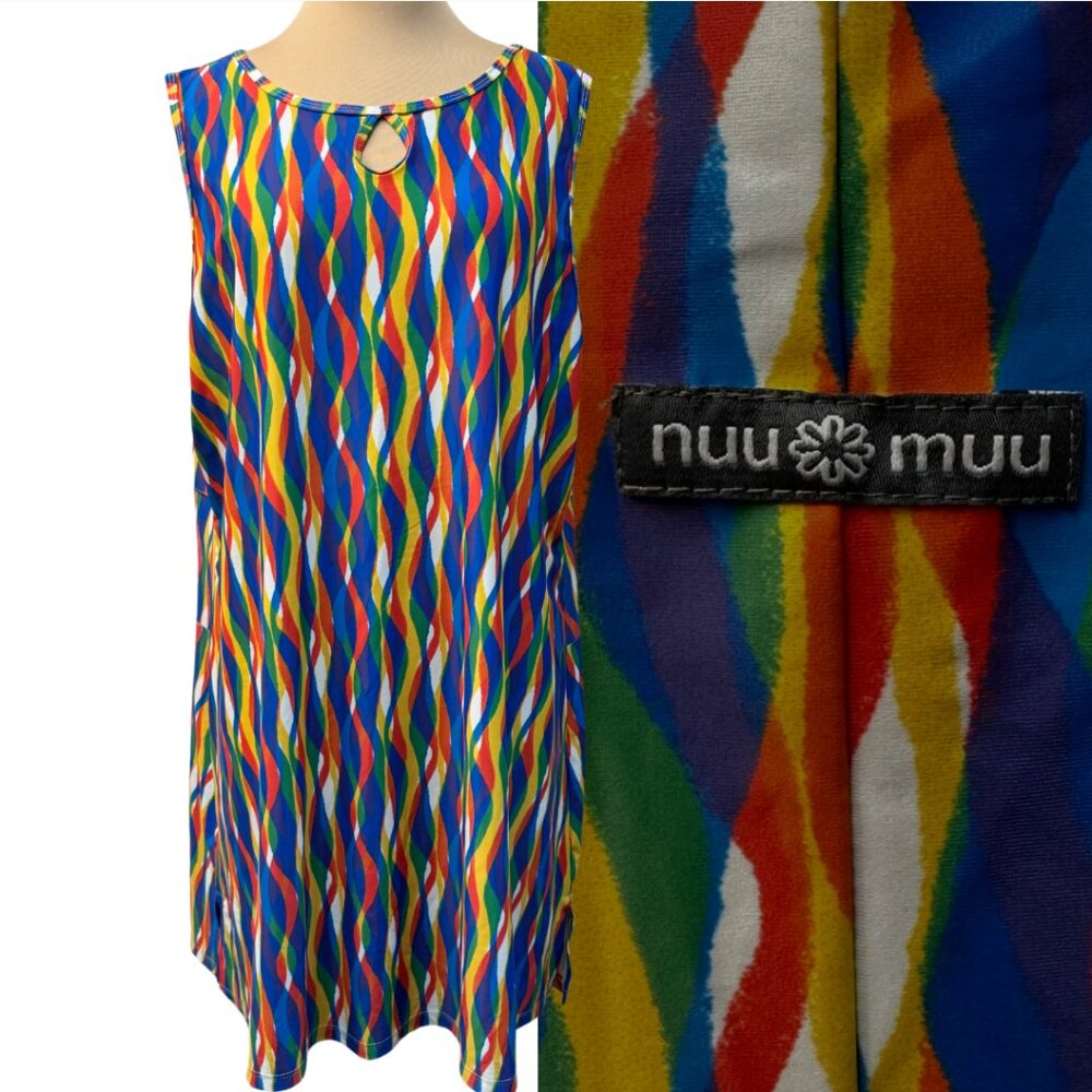 Nuu Muu Ruu-Muu Rainbow  A-line Active Dress, SPF 50+ Boho | Size: 3XL